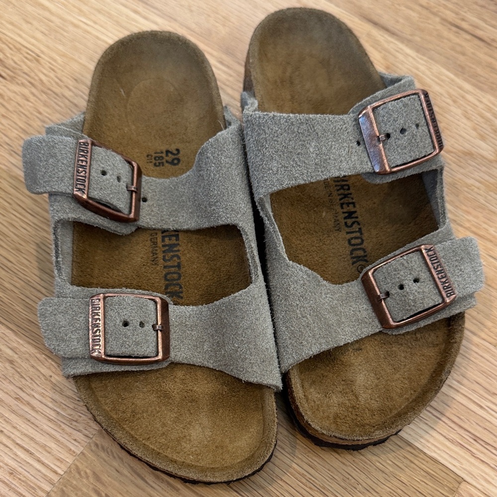 Birkenstock Kids Arizona Suede Sandals